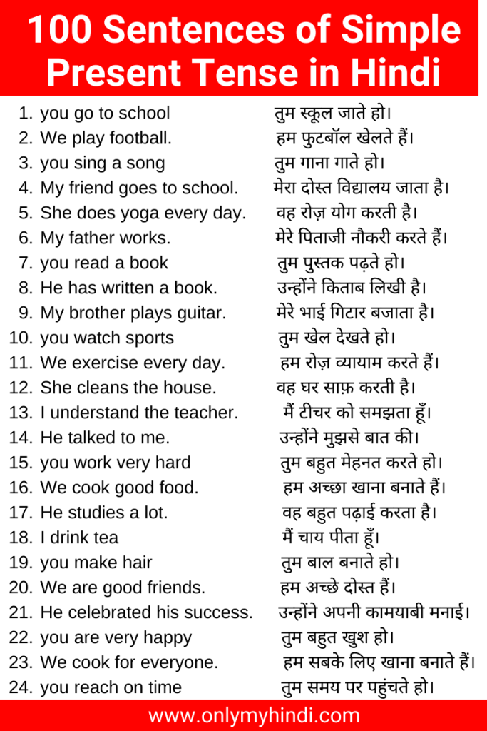 10-sentences-using-simple-present-tense-in-hindi-best-games-walkthrough